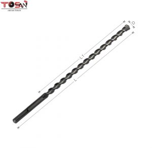 مته چهار شیار دو الماسه سایز 20 طول 26 سانتی متر