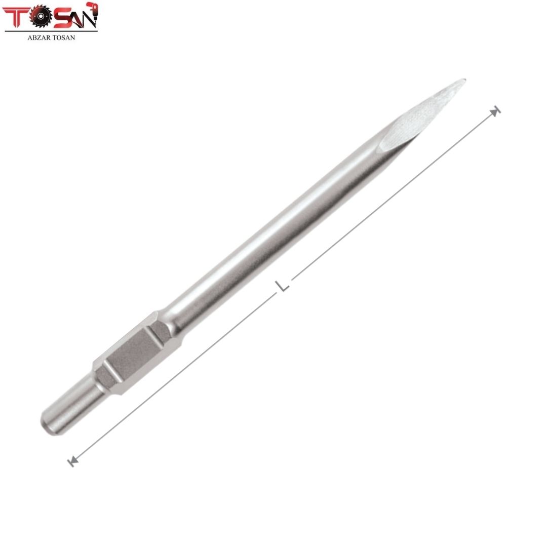 قلم دنباله شش گوش تیز 410×30 قلم دنباله شش گوش تیز 410×30