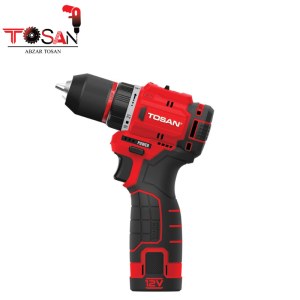دریل شارژی براشلس 12 ولت توسن مدل 9612BS